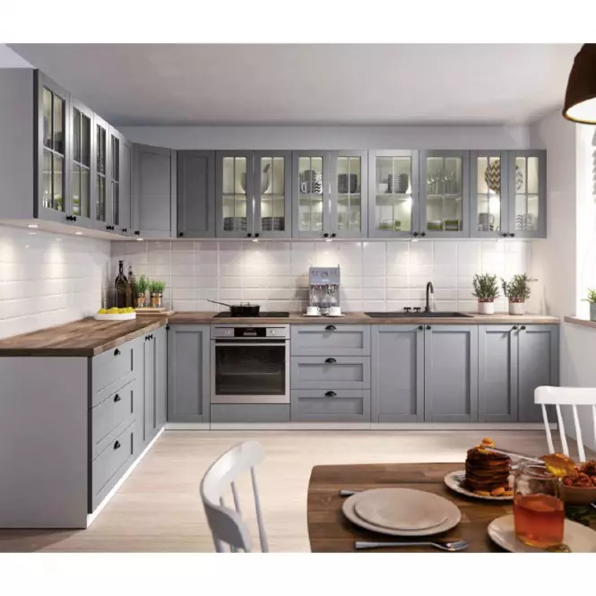 Szafka kuchenna Linea G25PZ grey,4