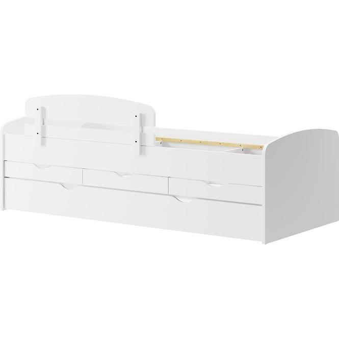 Łóżko z szufladą 01 Nicol biała