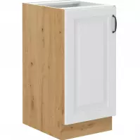 Szafka kuchenna Stilo biały mat/artisan 40D 1F BB