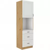 Szafka kuchenna Stilo biały mat/artisan 60DPS-210 3S 1F