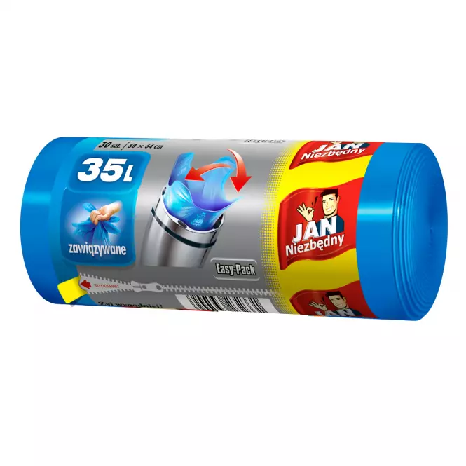 Worki HD Easy-Pack Niebieskie 35l 30szt