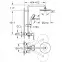 Zestaw prysznicowy TEMPESTA COSMOPOLITAN SYSTEM 210 26224001,2
