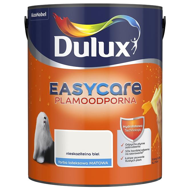 Dulux EasyCare Plamoodporna Farba Nieskazitelna Biel 5l