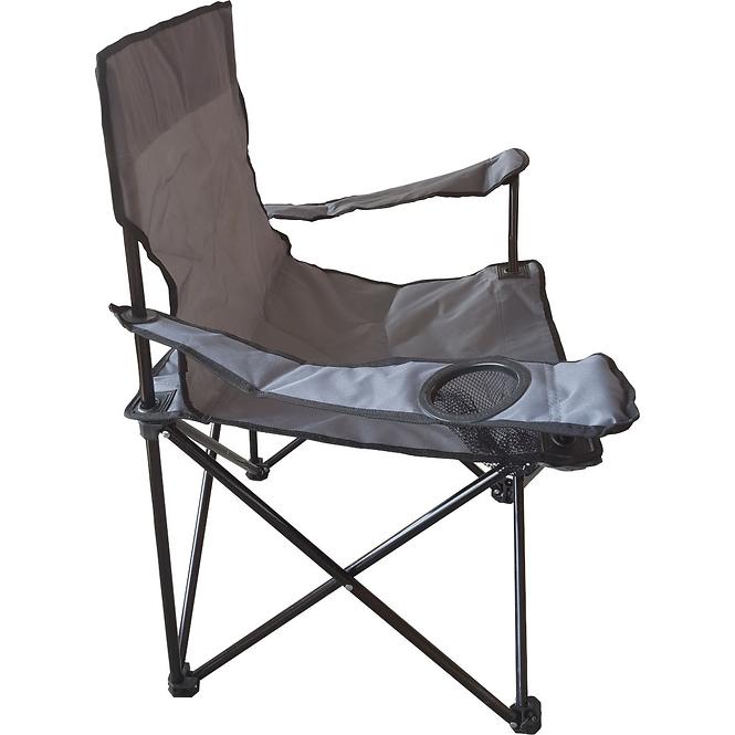 Krzesło campingowe D-005 50X41CM/80CM grafit