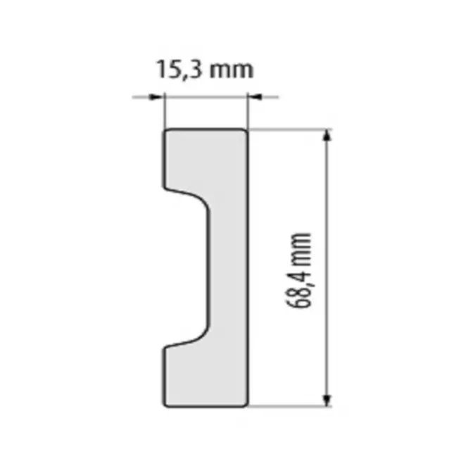 Listwa przypodłogowa Elegance LPC-23-101 biała mat