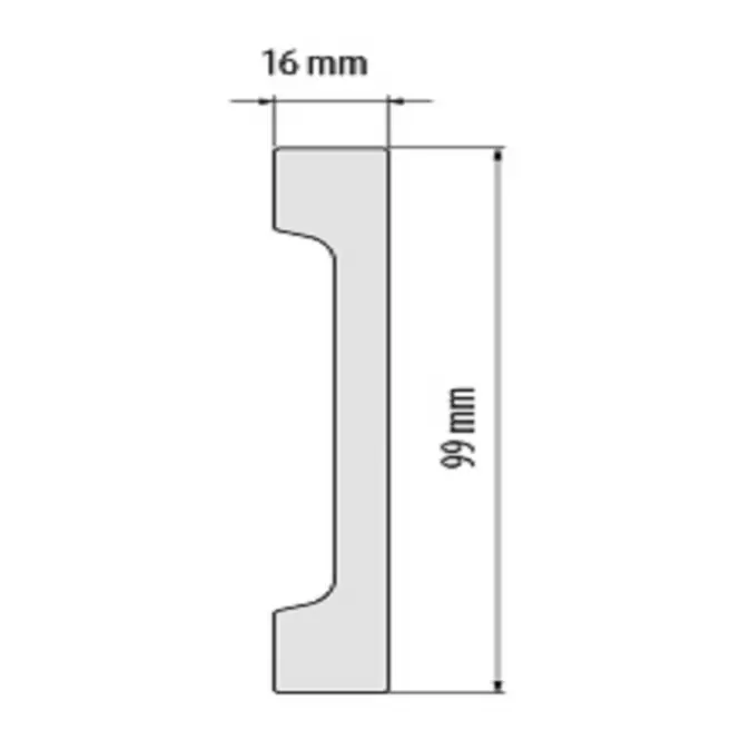 Listwa przypodłogowa Elegance LPC-29-101 biała mat,2