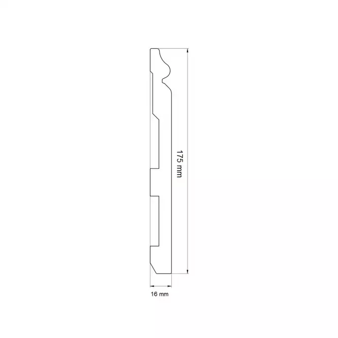 Listwa przypodłogowa Elegance LPC-33-101 biała mat