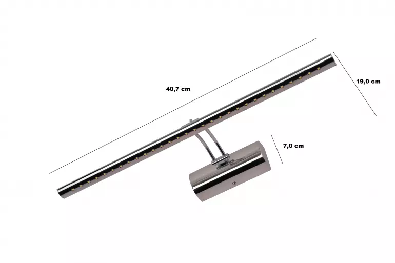Kinkiet Dali 407 AG-D04W40 chrom 4W K1