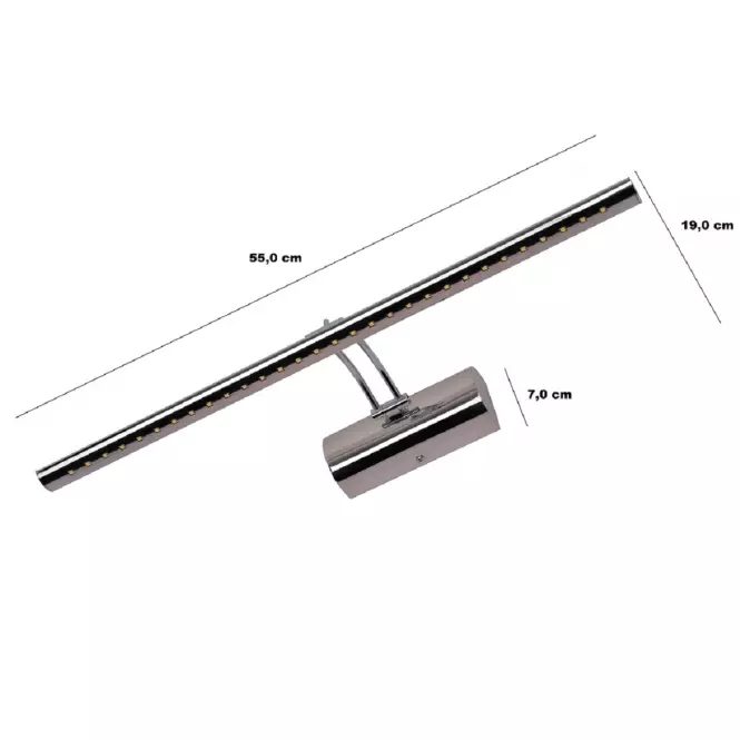 Kinkiet Dali 555 AG-D06W55 chrom 6W K1