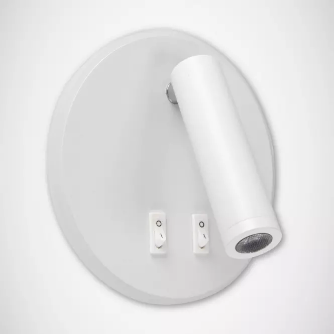 KINKIET OTELLO LED C 6W+3W WHITE 03722 K1,2