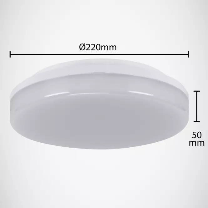 PLAFON MAJOR LED C 18W WHITE 4000K 03742 P