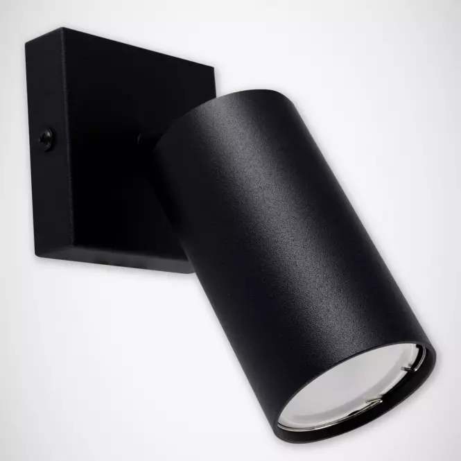 Kinkiet Manam GU10 1D black 0373 K1