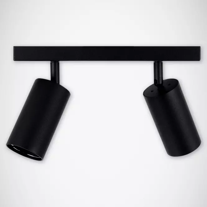 Kinkiet Manam GU10 2L black 03764 K2