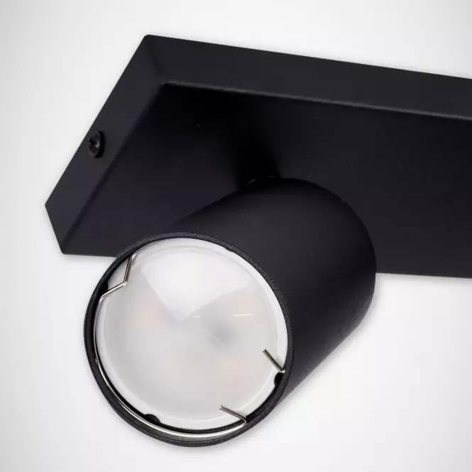 Kinkiet Manam GU10 3L black 0376 K3