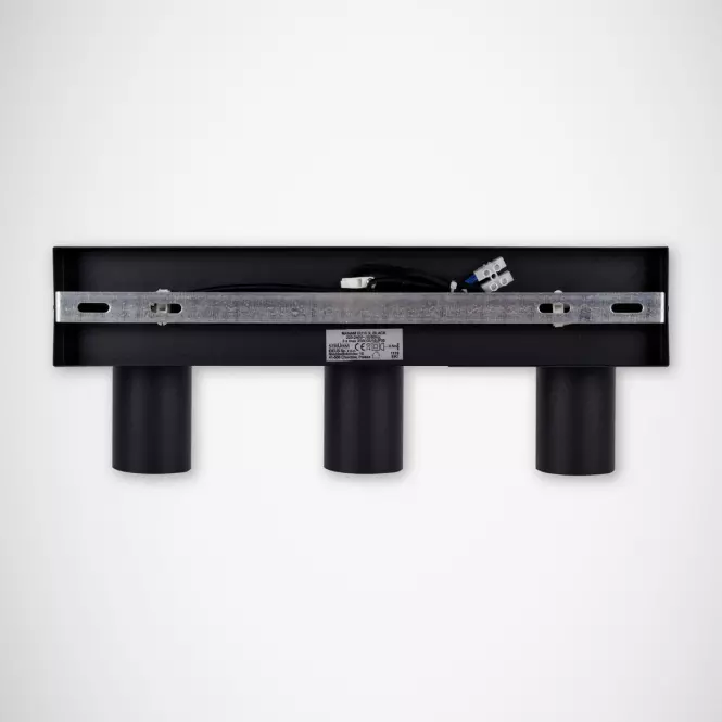 Kinkiet Manam GU10 3L black 0376 K3
