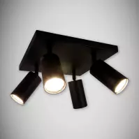 Kinkiet Manam GU10 4D black 0376 K4