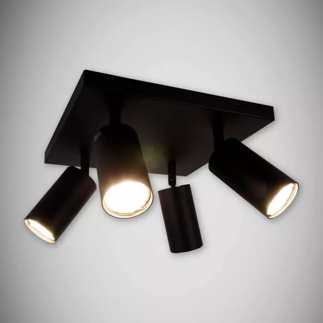 Kinkiet Manam GU10 4D black 0376 K4