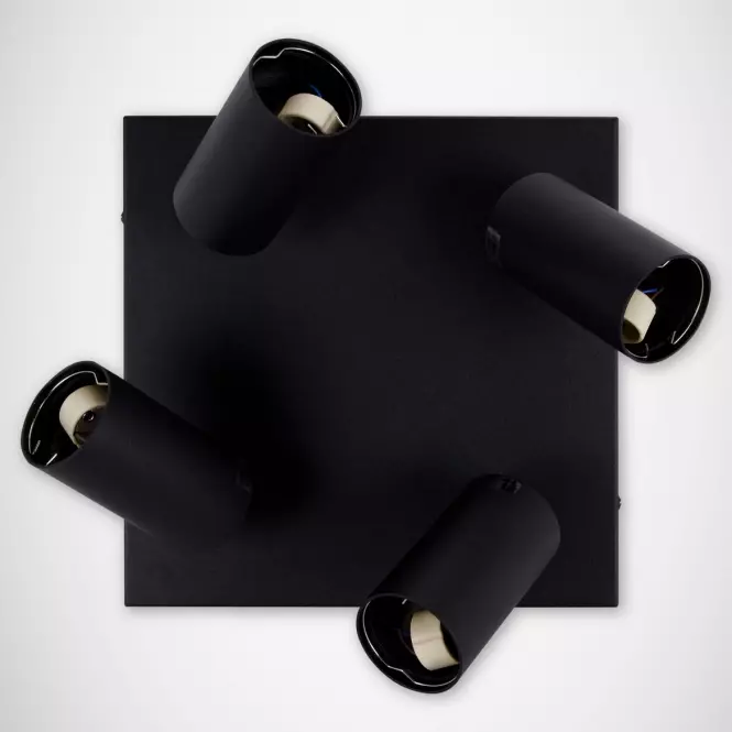 Kinkiet Manam GU10 4D black 0376 K4