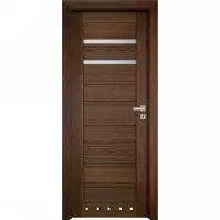 Drzwi wewnętrzne Sapri 2 80L dąb szlachetny WC + tuleje wentylacyjne