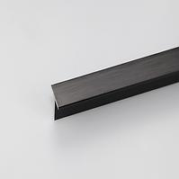 Profil T aluminiowy czarny 15x15x1000