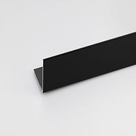 Kątownik aluminiowy proszkowany czarny 20x20x1000