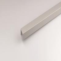 Profil czterokątny aluminiowy srebrny 10x10x1000
