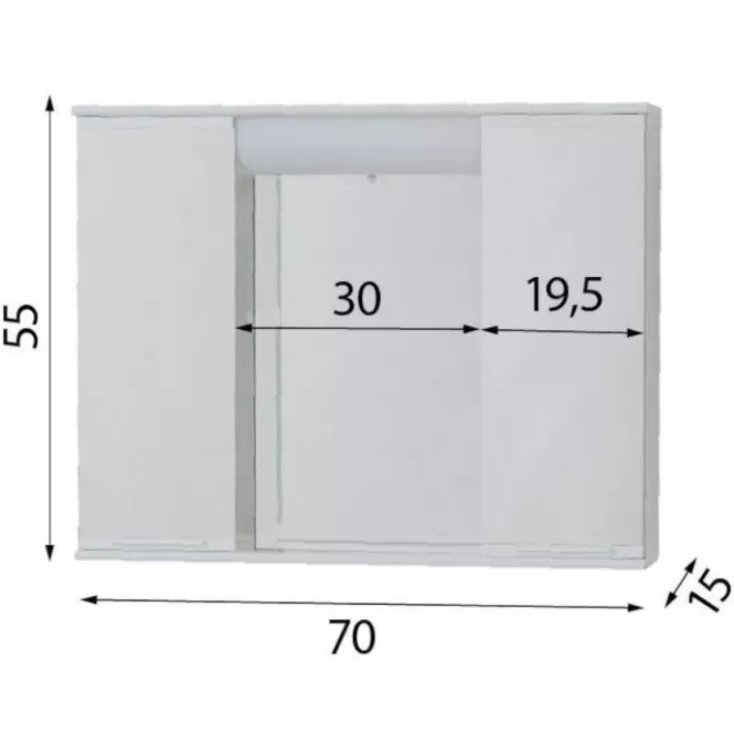 Szafka łazienkowa E 70/55,2