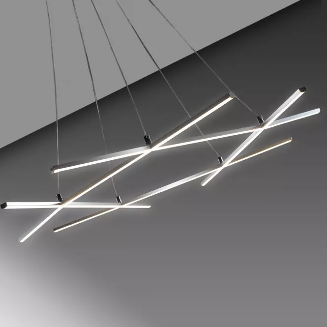 Lampa A0020-350 Andros zwis 82x78 50W LED srebrny 4000K