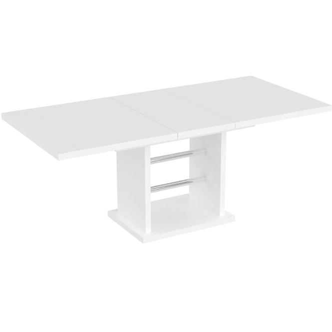 Stół rozkładany Bath 150/190x90 cm Biały