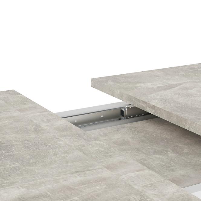 Stół rozkładany Grays 134/174x90cm Beton/Biały