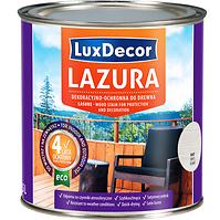 Lazura Luxdecor 4 lata ochrony biała 0,75 l