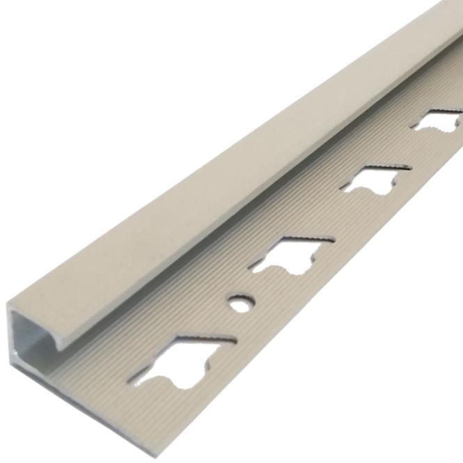 Profil krawędziowy kwadratowy aluminiowy Beije 2500/10 mm