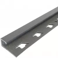 Profil krawędziowy kwadratowy aluminiowy Painted Anthracite 2500/12,5 mm