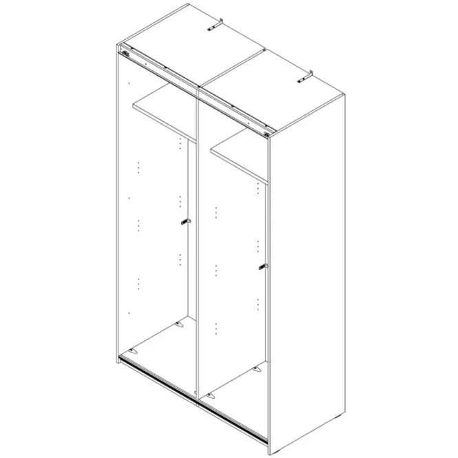 Szafa Sapporo 120 SPRS42412-C04 Biały