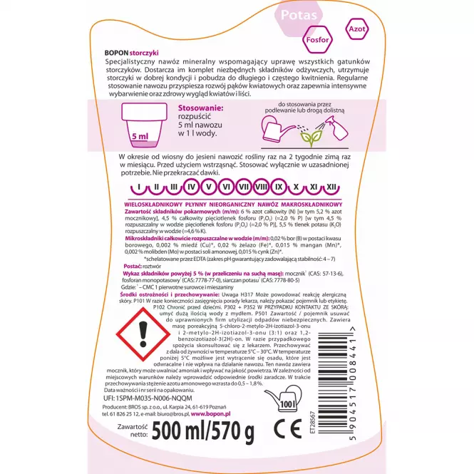 Biopon do storczyków 0,5l