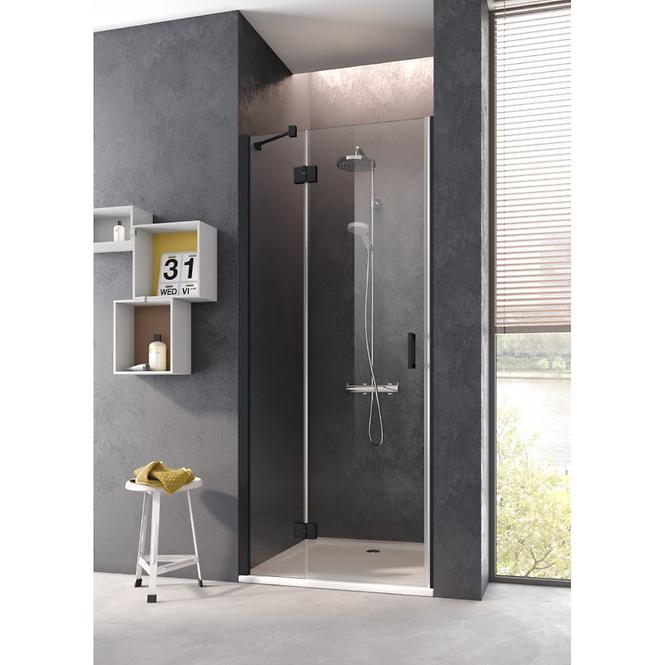 Drzwi prysznicowe Osia SFL 08020 3PK czarny soft