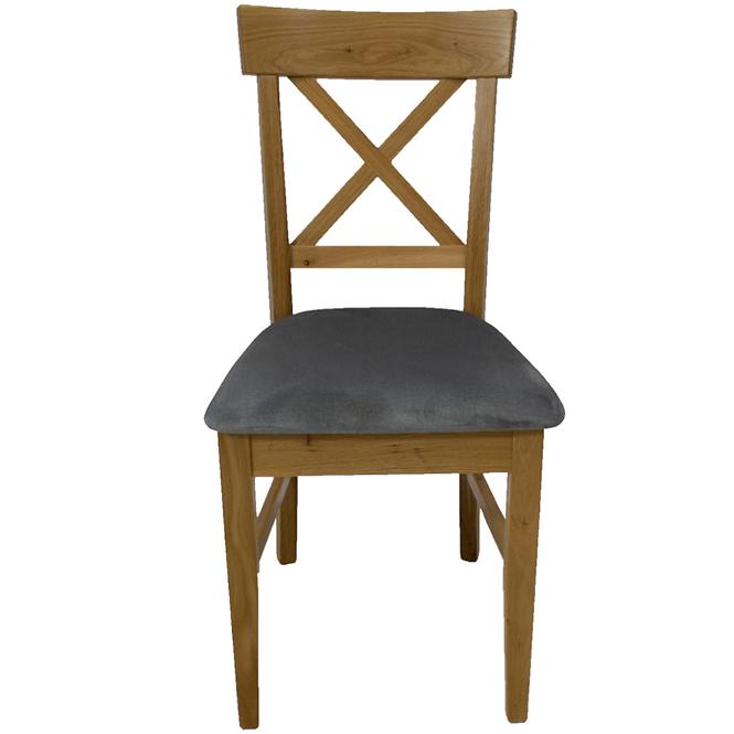 Krzesło Kr-01 Dąb Sękaty Tk. Popiel Ar-11046