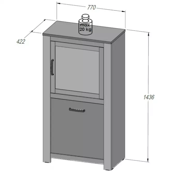 Witryna Prawa Havanna HVNV411R-D67,2