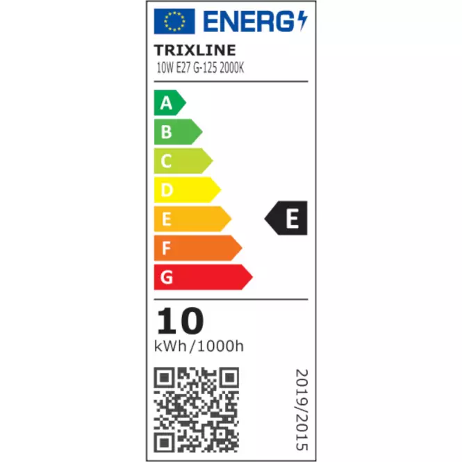 Żarówka LED G125 10W E27 2000K Gold Decor Filament