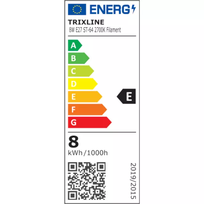 Żarówka LED ST64 8W E27 2700K Decor Filament