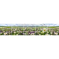 Panel Szklany 60/300 Flowers-3 5-Elem