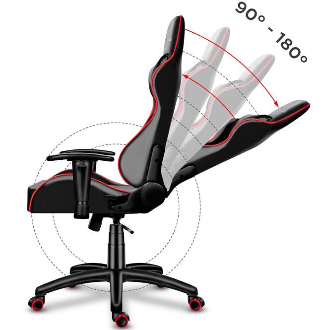 Krzesło gamingowe HZ-FORCE 6.0 RED