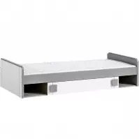 Łóżko 195x80 Gumi G13 Biały Bryl/Antracyt