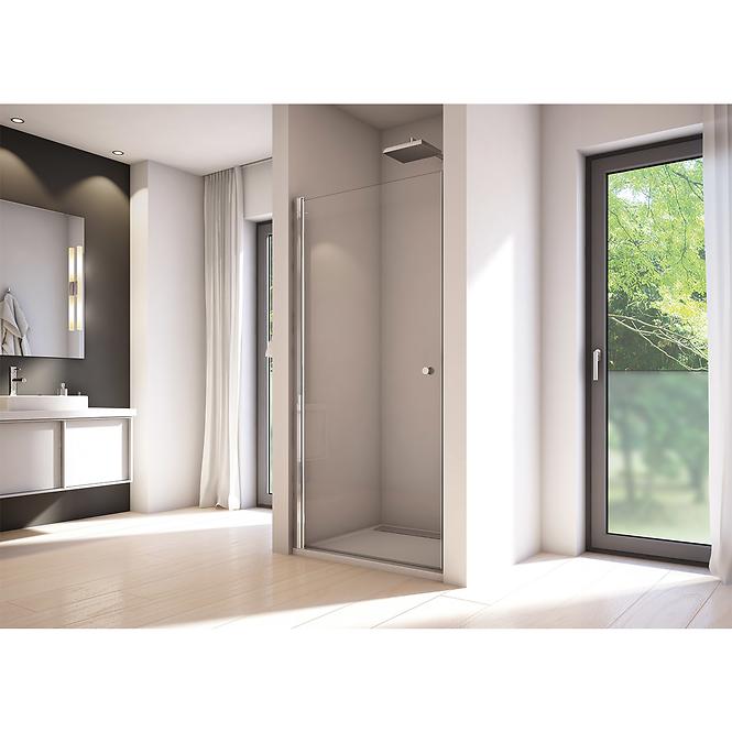 Drzwi prysznicowe Solino SOL1 90 czyste-chrom