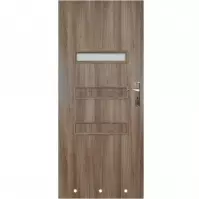 Drzwi wewnętrzne Centur 60 L Dąb bursztynowy/ WC tuleje wentylacyjne