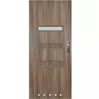 Drzwi wewnętrzne Centur 90 L Dąb bursztynowy/ WC + tuleje wentylacyjne