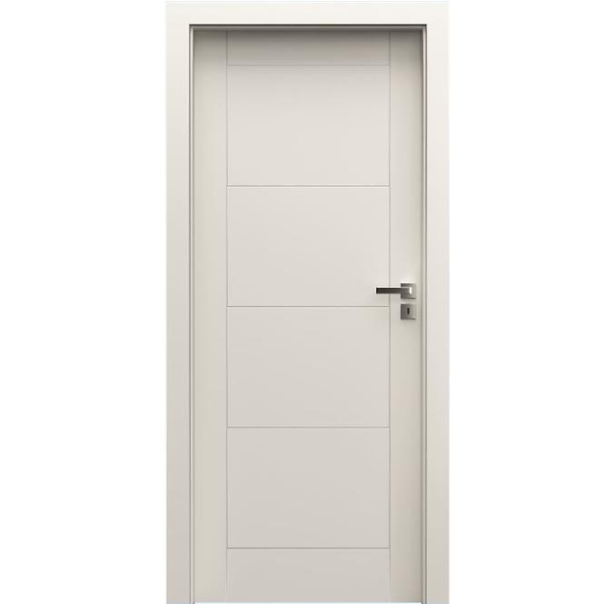Drzwi wewnętrzne Trim 80L Biały lakier