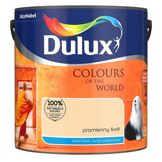 Dulux Kolory Świata Lateksowa Emulsja Do Ścian i Sufitów Promienny Świt 2,5l