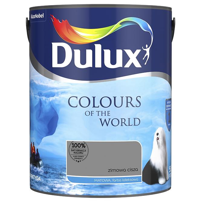 Dulux Kolory Świata Lateksowa Emulsja Do Ścian i Sufitów Zimowa Cisza 5l