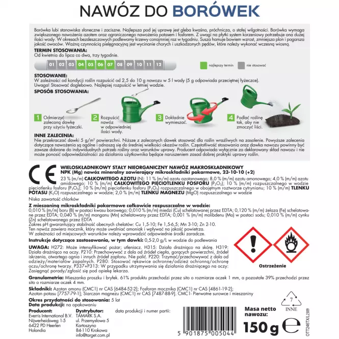 Nawóz obfite plony do borówek 150 g